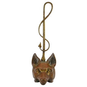 Antique Bronze Fox Doorstop