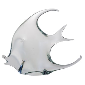 Vintage Murano Art Glass Angel Fish