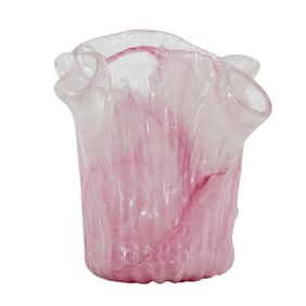 Murano Glass Petal Cut Bowl