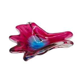 Pink Murano Glass Ashtray