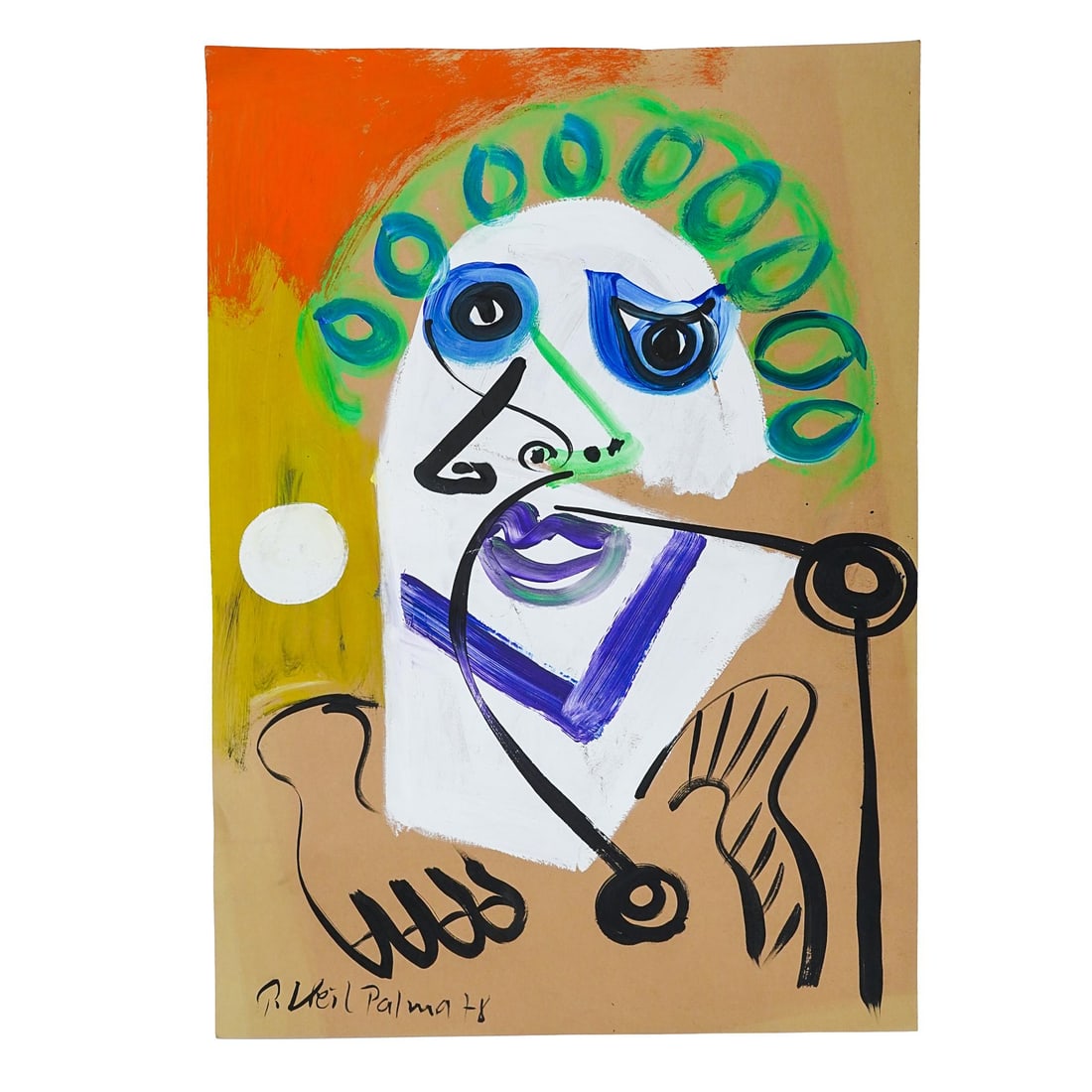 Peter Robert Keil (Polish, 1942- 2011) Painting on Paper (1 of 4)