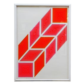 Richard Anuszkiewicz (USA 1930-2020) Serigraph