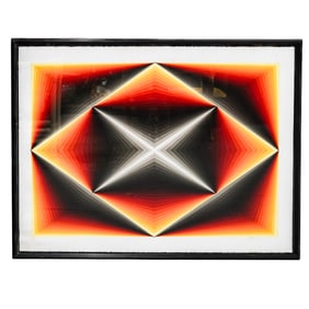 Jurgen Peters (Germany) Op Art Serigraph