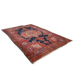Large Persian Hand-Knotted Rug