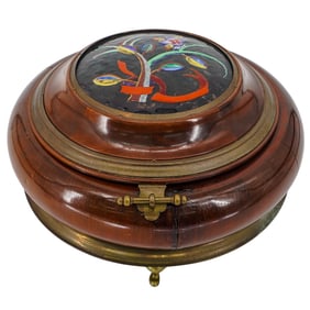 Gustav Lohse Antique German Walnut Box