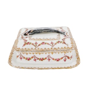 Victoria Austria Lidded Porcelain Sardine Box