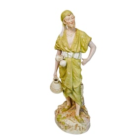 Royal Dux Bohemia "The Water Carrier" Porcelain Figurine