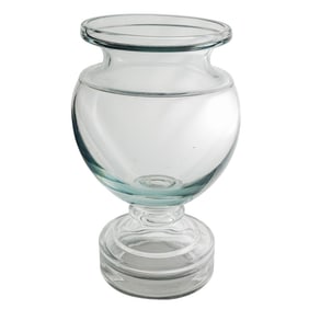 Vintage Apothecary's Glass Leech Bowl
