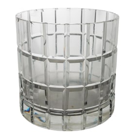Dresden Cut Crystal Ice Bucket