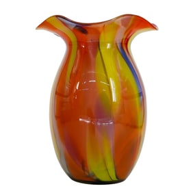 Krosno Jozefina Large Art Glass Vase