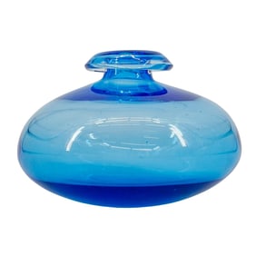 Klein Reid Blue Glass Vase