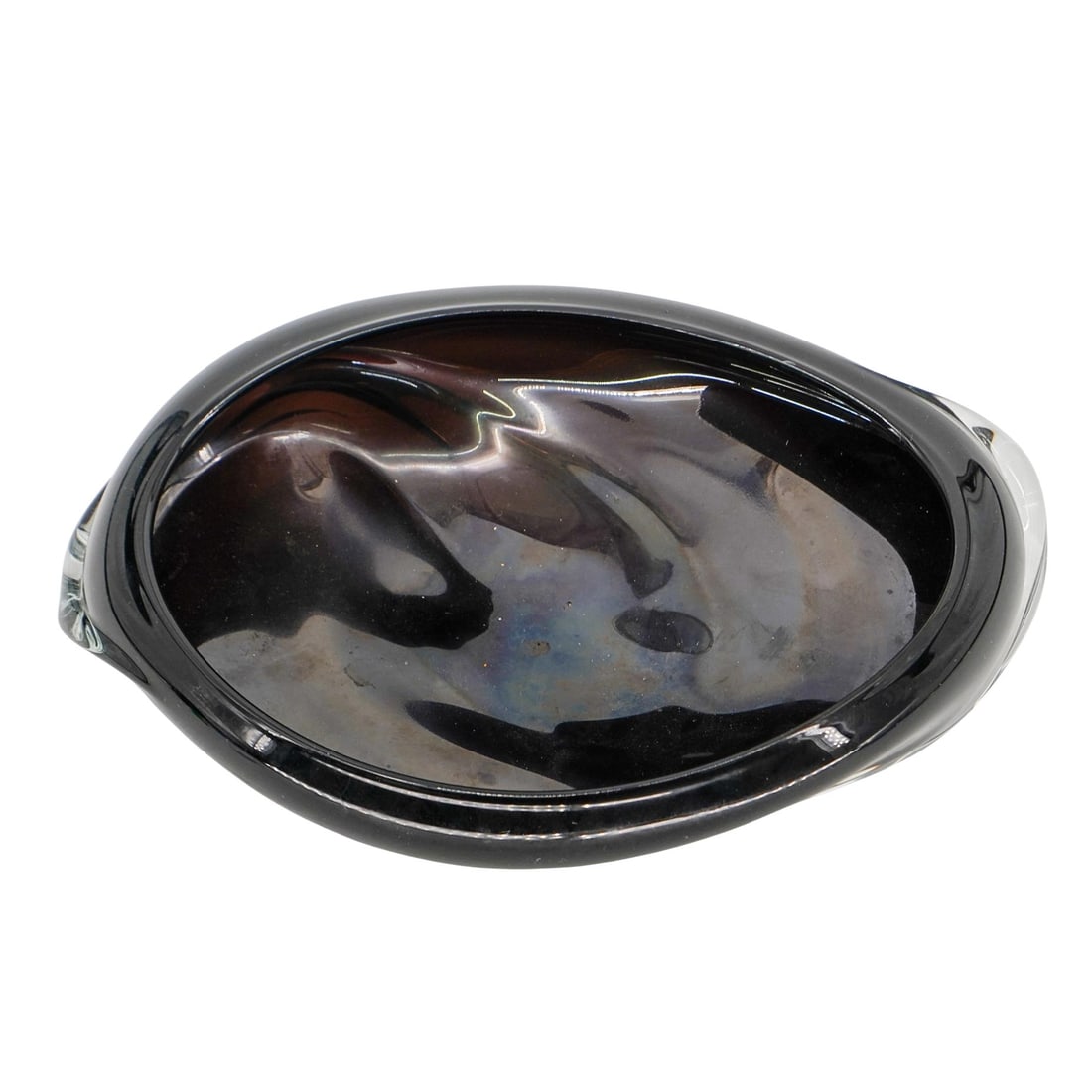 Matthew Buechner (American) Art Glass Ashtray Bowl (1 of 5)