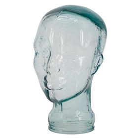 Vintage Glass Mannequin Head