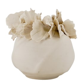 Blanc de Chine Birds Nest Vase