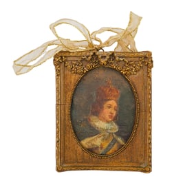 Antique Portrait Oil Painting