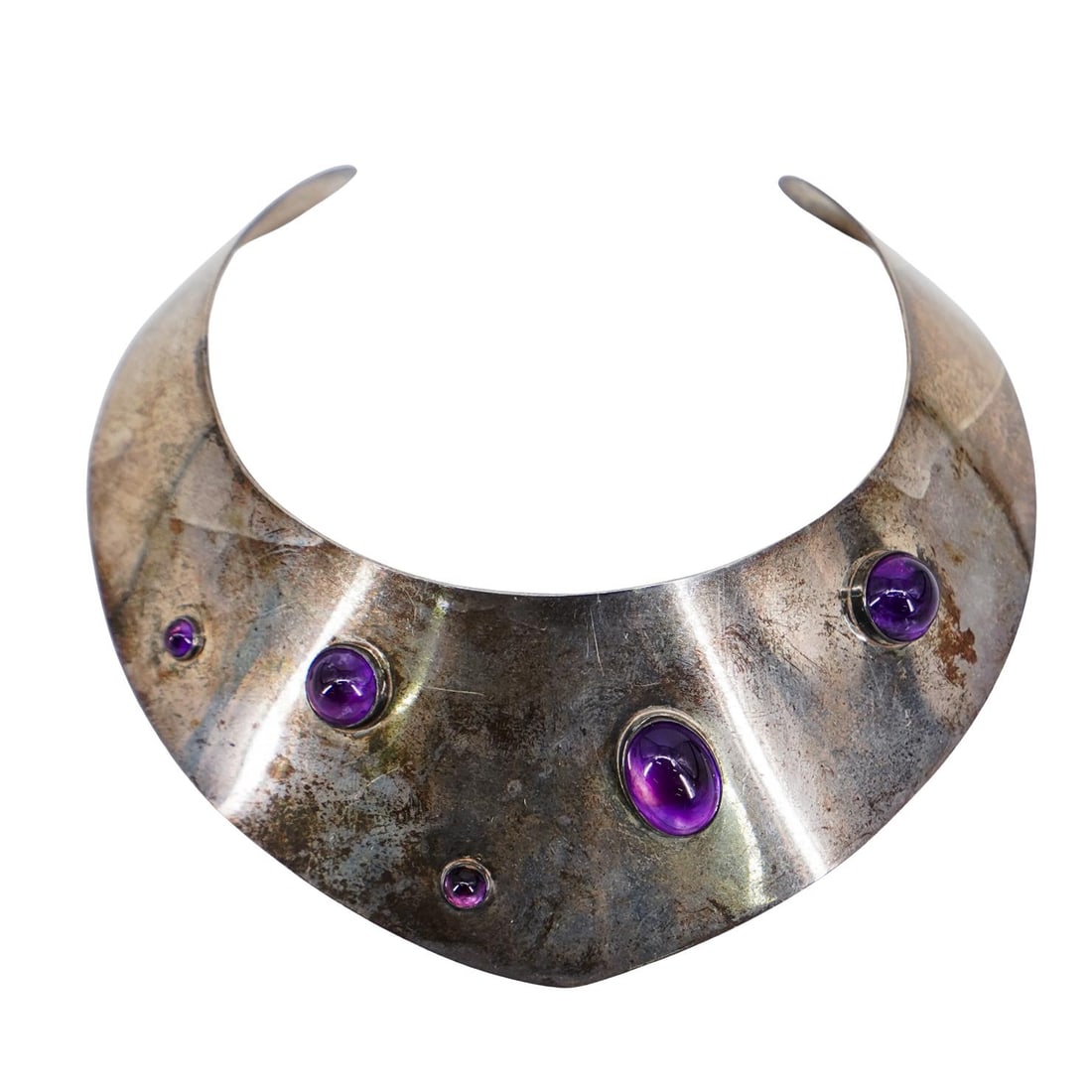Sterling Silver Amethyst Choker (1 of 5)