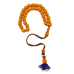 Butterscotch Amber Prayer Beads
