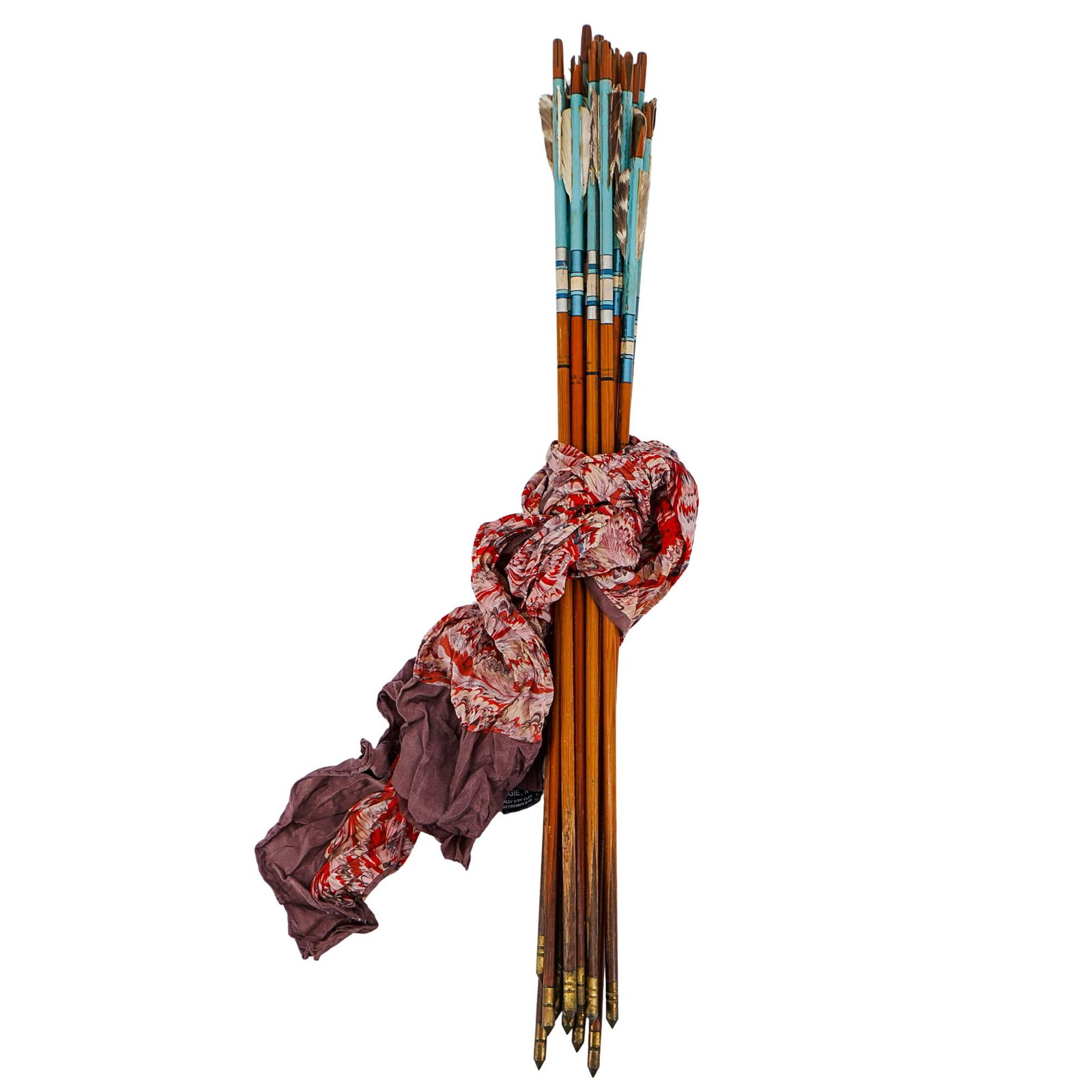 (16 pcs) Rounsevelle-Rohm Arrows Tied with Hattie Carnegie Scarf (1 of 9)