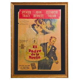 1950's Father Of The Bride Framed Movie Poster