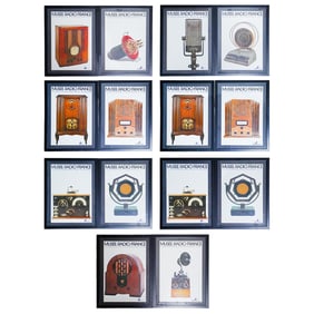 (10 Pc) Vintage Musee de Radio France Posters