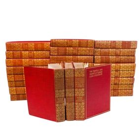 (22 pcs) The Novels and Tales of Robert Louis Stevenson (Scottish, 1850-1894)