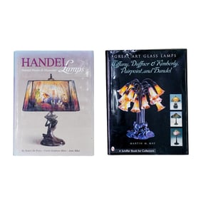 (2 Pcs) Tiffany and Handel Collector Art Books
