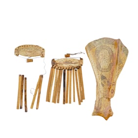 Antique Carved Bone Batak Indonesian Calendar