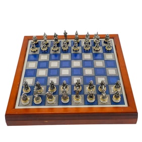 Franklin Mint Civil War Chess Set