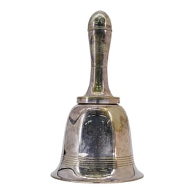 Dunhill Silver Plated School Bell Cocktail Shaker