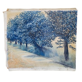 Signed Landscape Oil on Canvas