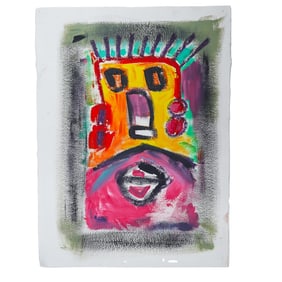 Signed Contemporary Abstract Painting