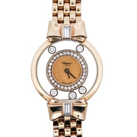 Chopard 18K Gold Happy Diamonds Ladies Watch