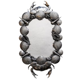 Figura Piero Pewter Centerpiece Marine Life Tray