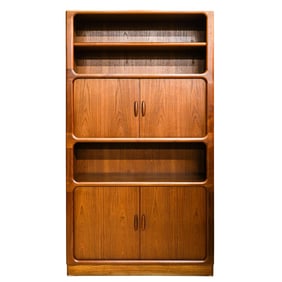 Mid Century Dyrlund Danish Teak Wood Bookcase