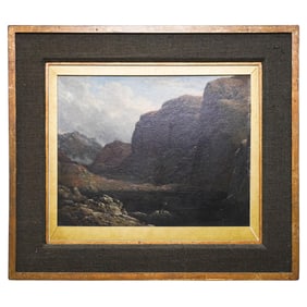 John Adam Houston (English, 1812-1884) Oil On Board