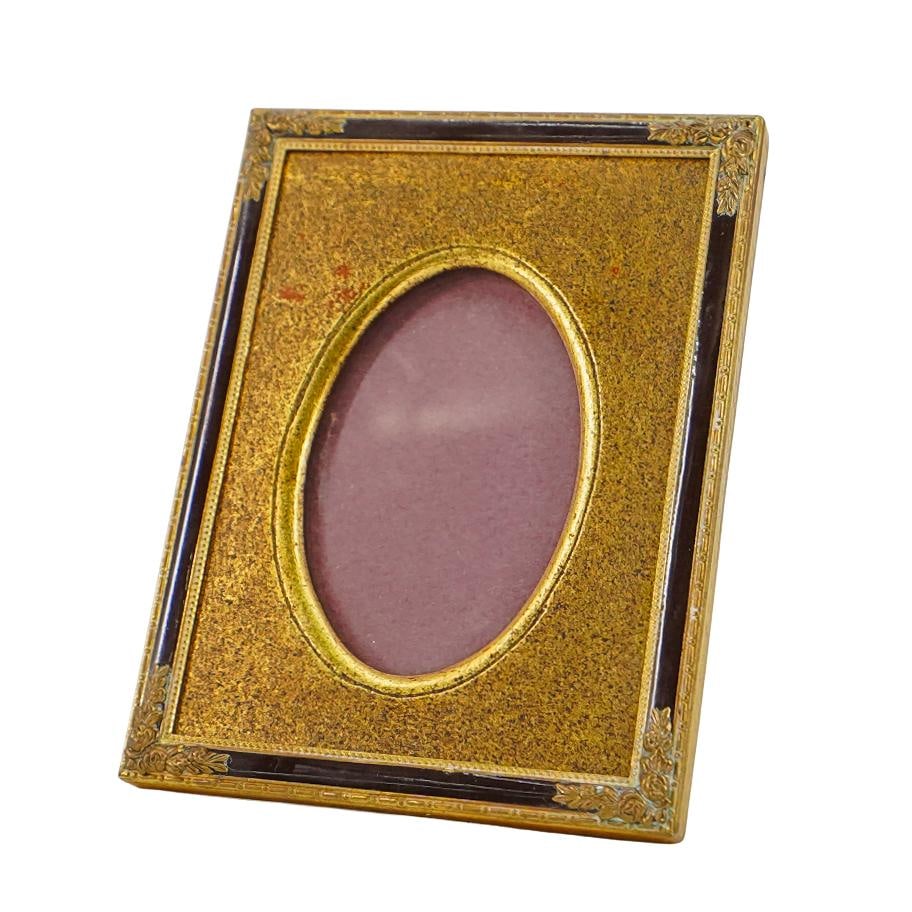 French Gilt Brass Oval Photo Frame (1 of 3)