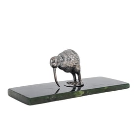 Vintage Sterling Silver Kiwi Bird Desk Ornament
