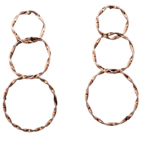 14k Gold Dangle Earrings