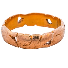 18k Gold Organic Sculpture Ring
