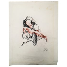 Daniel Bottero (Argentina, B. 1950) Original Drawing