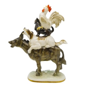 Kunstabteilung German Porcelain Animal Figurine