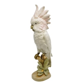 Royal Dux Porcelain Cockatoo Figurine