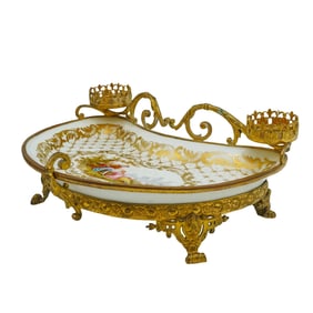 Antique Meissen Porcelain Dresser Tray