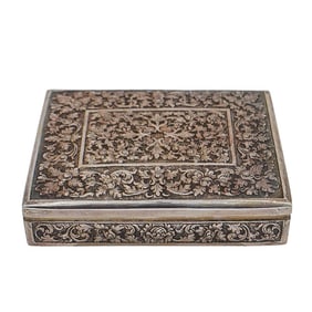 Antique Cambodian Sterling Silver Box