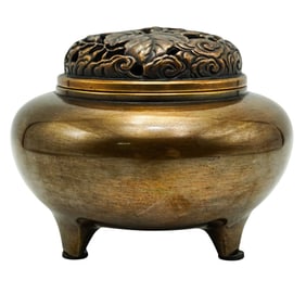 Japanese Gilt Bronze Censer