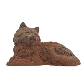Vintage Cast Iron Cat Doorstop