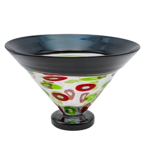 Signed Murano Art Glass Bowl