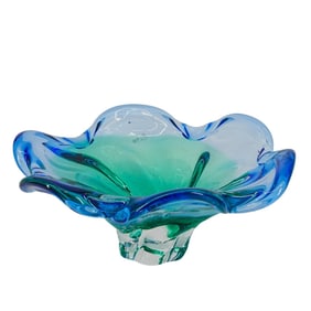 Royal Gallery Art Glass Centerpiece Bowl