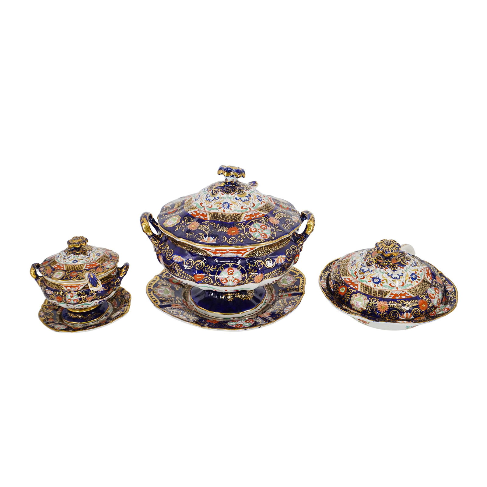 (8 Pc) Masons Ironstone Imari Porcelain Serving Dishes (1 of 20)