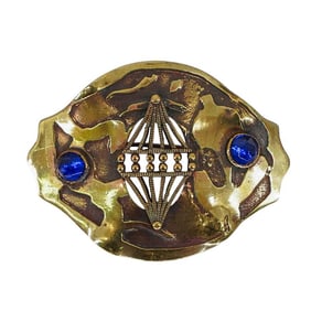 Art Nouveau Attr. To George Steere Sash Pins Brooch
